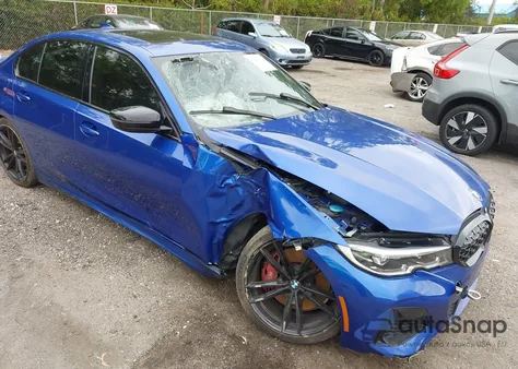 2021 BMW 3 Series M340I z USA, uszkodzony, nr VIN 3MW5U7J04M8B92193